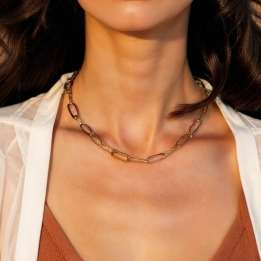 "MALIBU" LINK NECKLACE