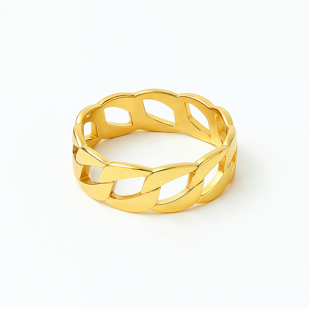 "AZORES" CRISSCROSS RING