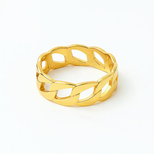 "AZORES" CRISSCROSS RING