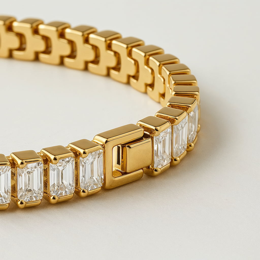 "BOCA" CLASSIC BAGUETTE TENNIS BRACELET