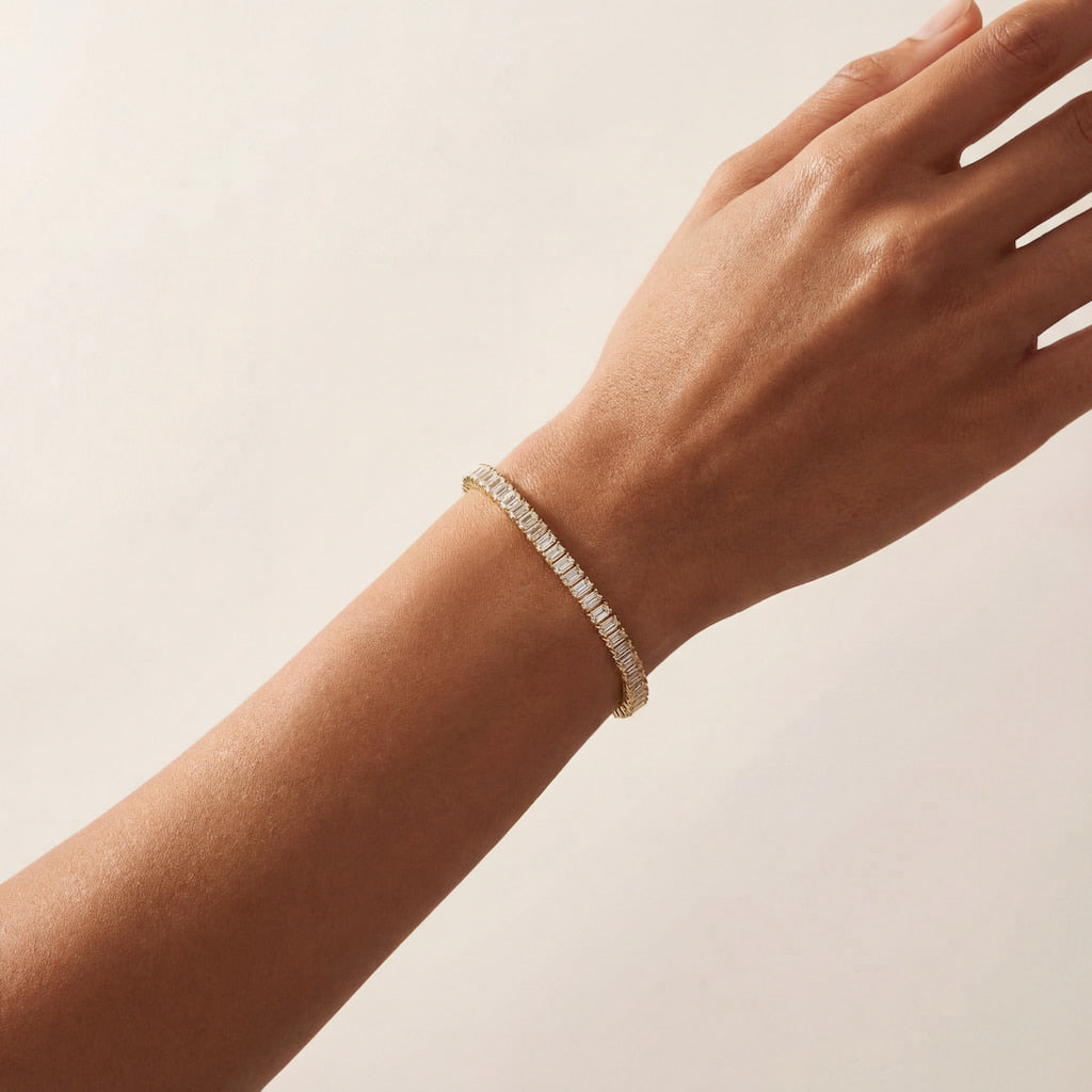 "BOCA" CLASSIC BAGUETTE TENNIS BRACELET