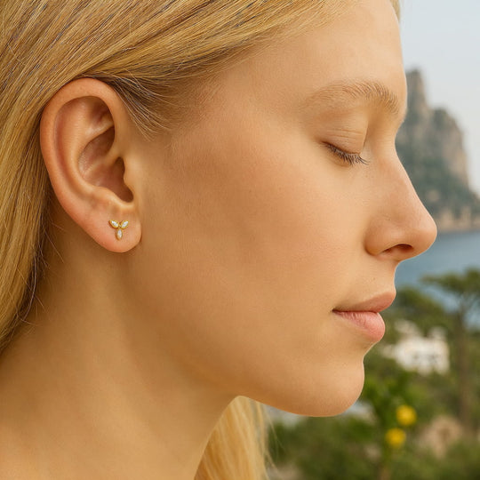 "CAPRI" FLATBACK STUD EARRINGS