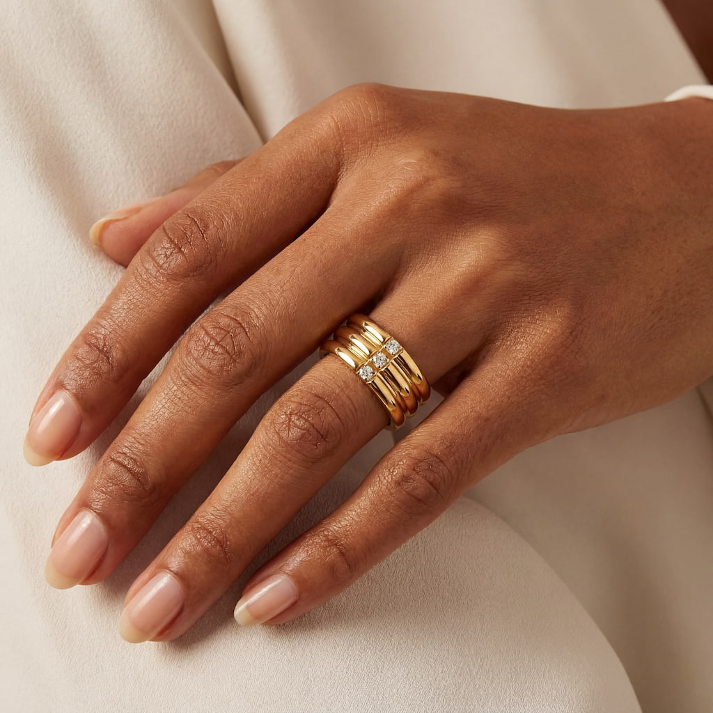 "COSTA DEL SOL" STACK RING