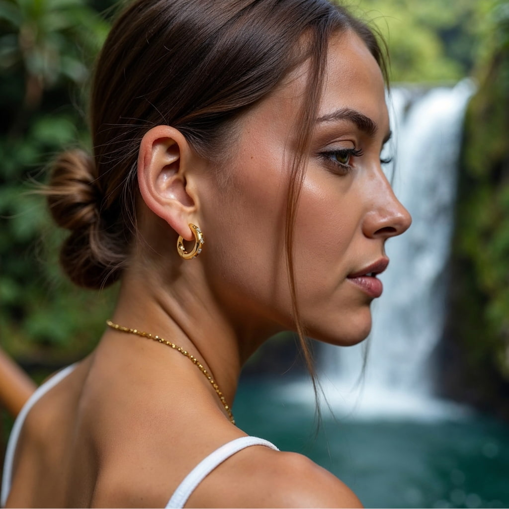 "COSTA RICA" STAR HOOPS