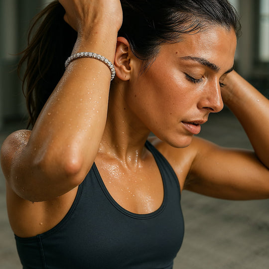 "KEY WEST" ELASTIC TENNIS BRACELET