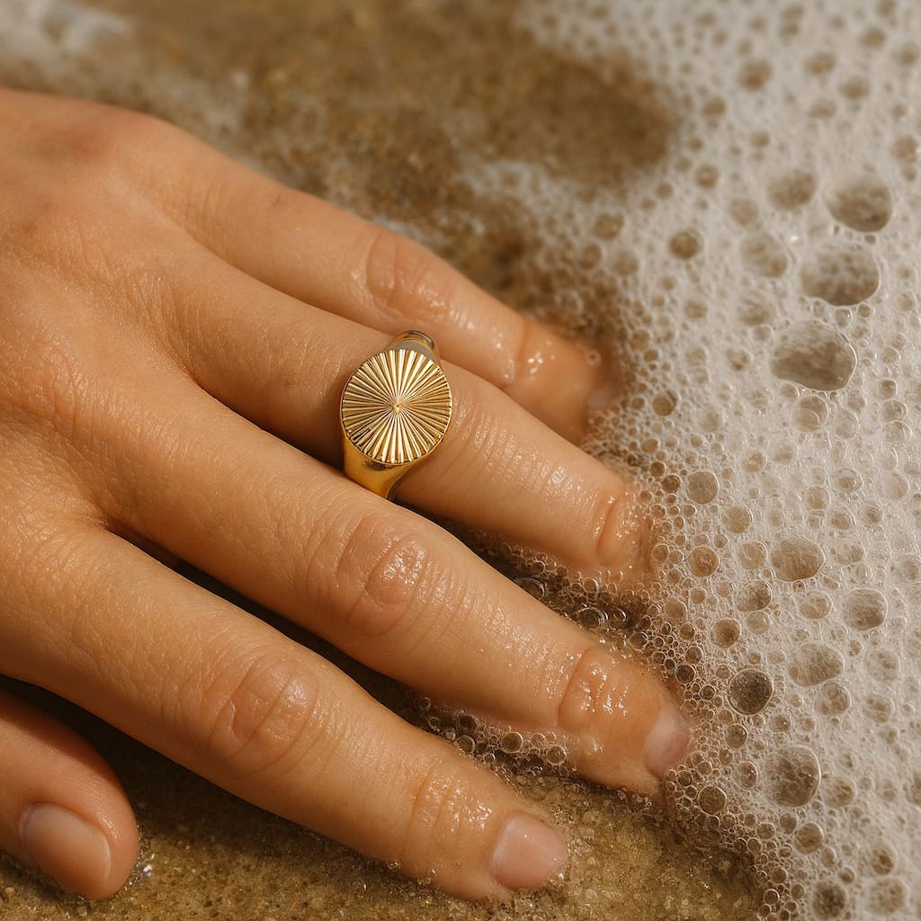 "MALDIVES" SUNBURST RING