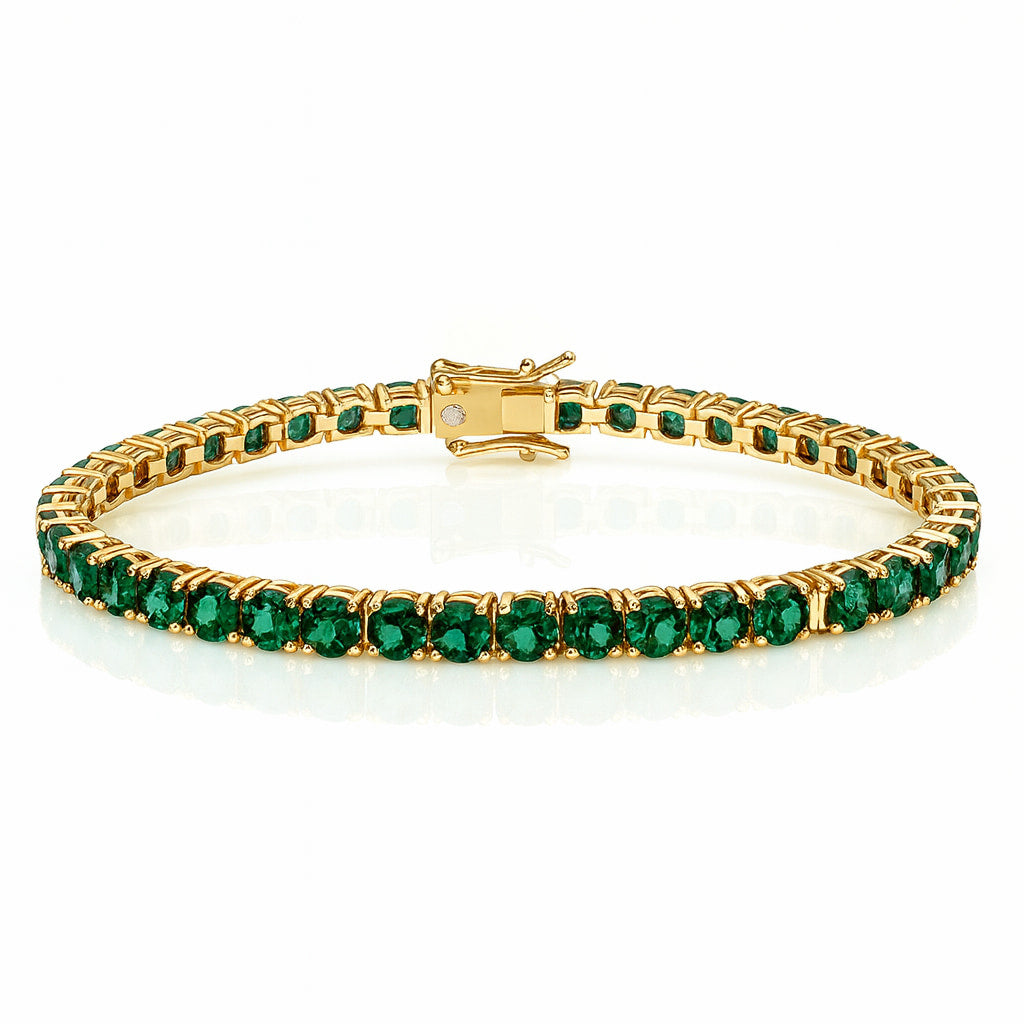 "MIAMI" EMERALD TENNIS BRACELET 2.0