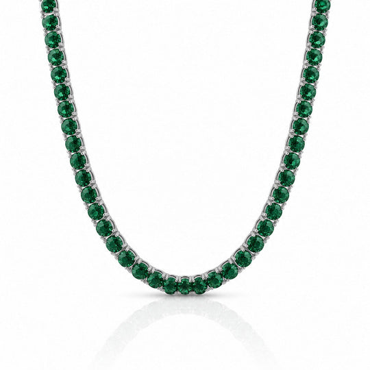 "MIAMI" EMERALD TENNIS CHOKER 2.0