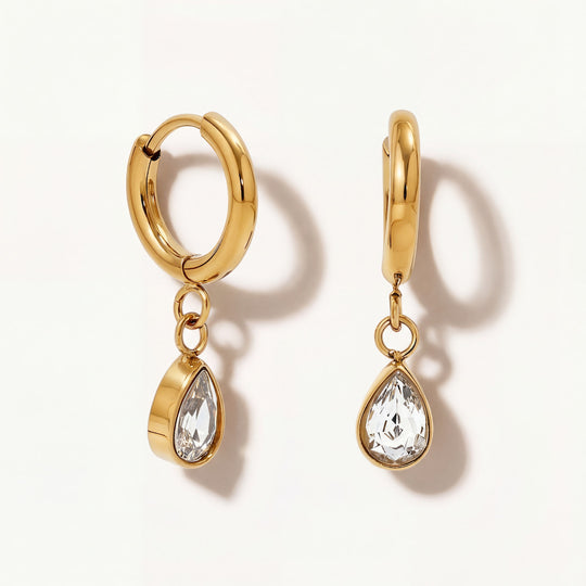 "MONACO" CRYSTAL TEARDROP EARRINGS