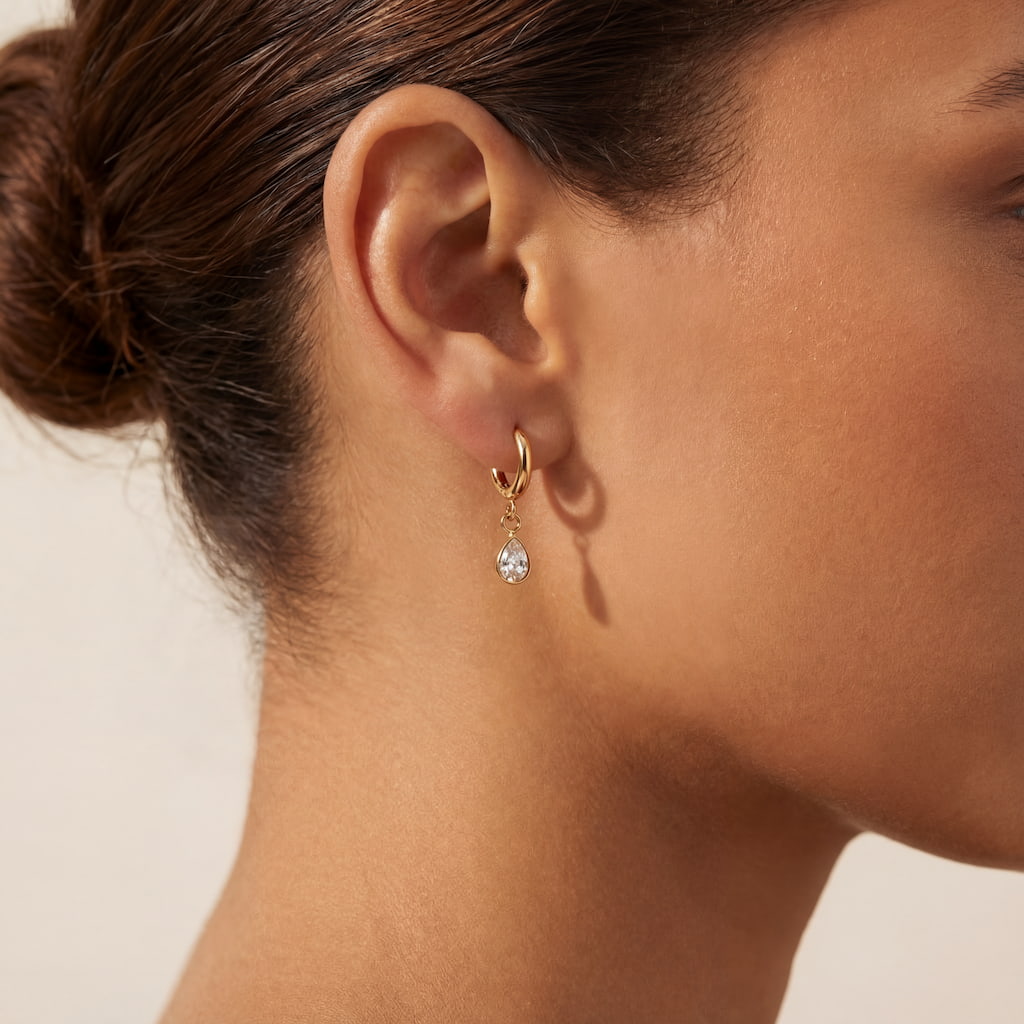 "MONACO" CRYSTAL TEARDROP EARRINGS