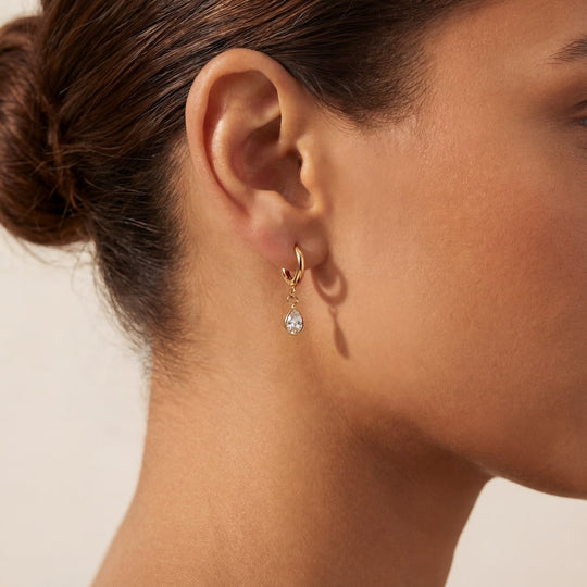 "MONACO" CRYSTAL TEARDROP EARRINGS