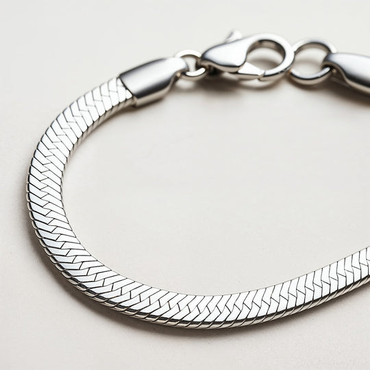 "SANTORINI" HERRINGBONE BRACELET