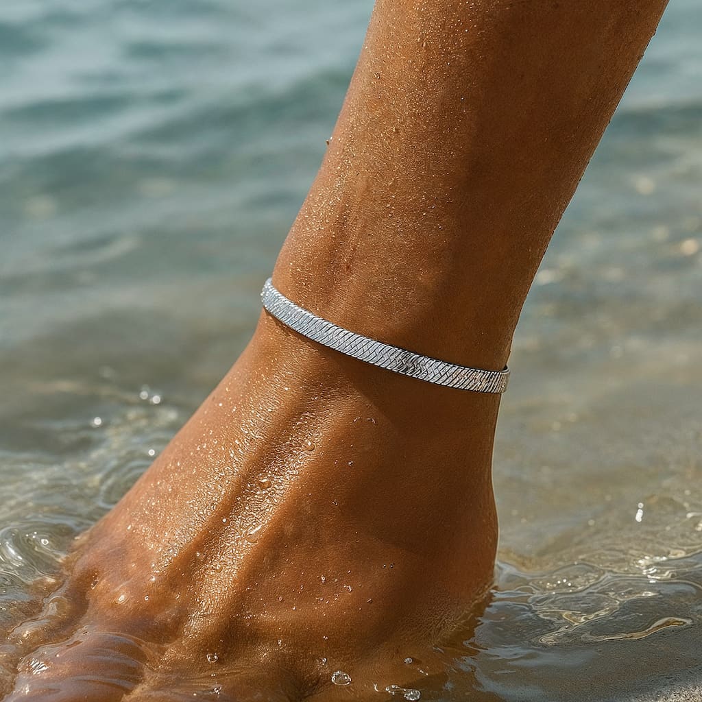 "SANTORINI" HERRINGBONE BRACELET