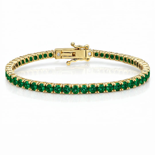 "Miami" Emerald Tennis Bracelet 2.0