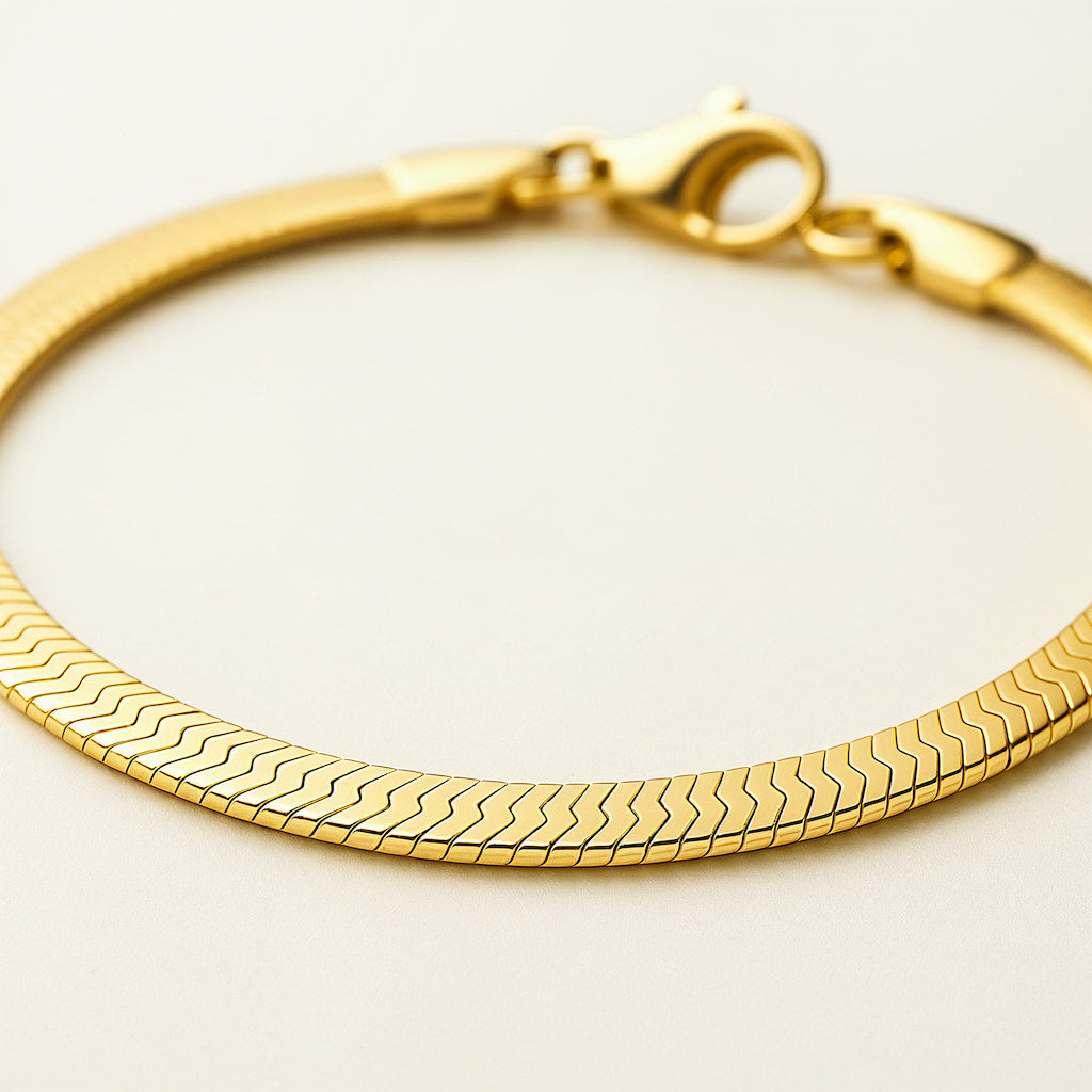 "SANTORINI" HERRINGBONE BRACELET