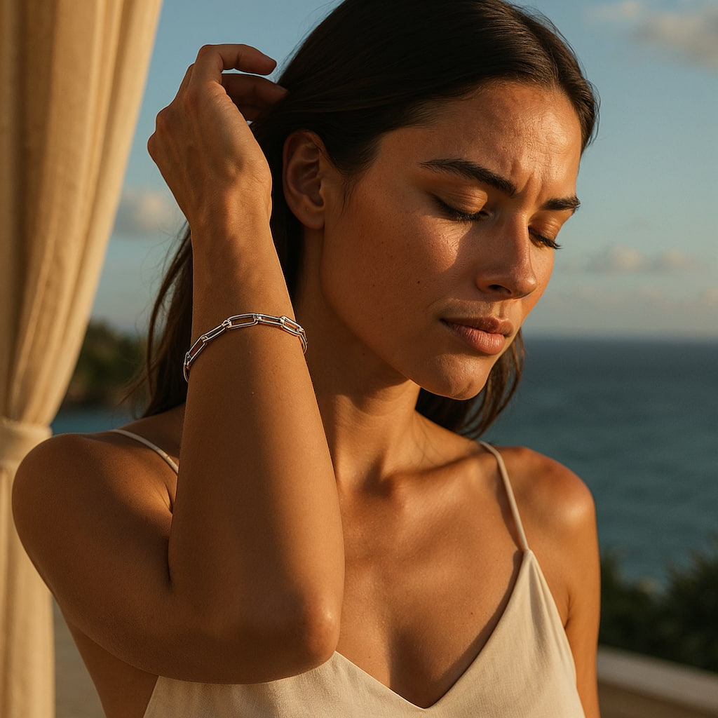 "ST. BARTS" LINK BRACELET