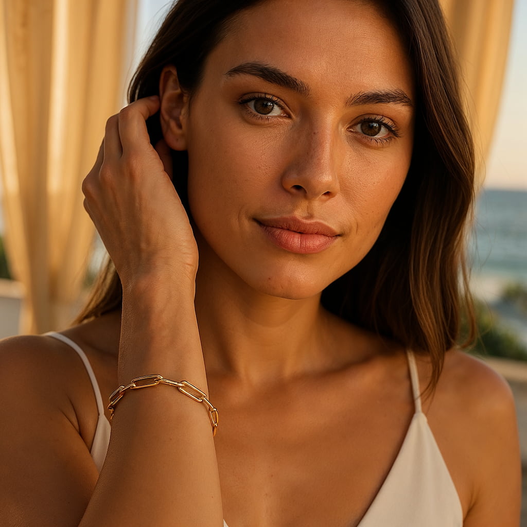 "ST. BARTS" LINK BRACELET