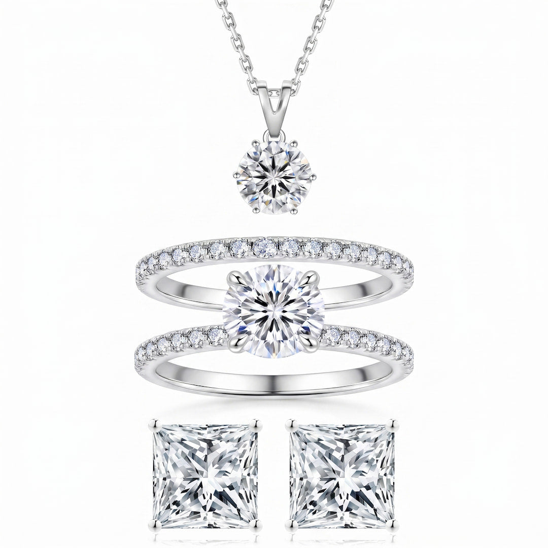 "Zermatt" Bridal Solitaire Set