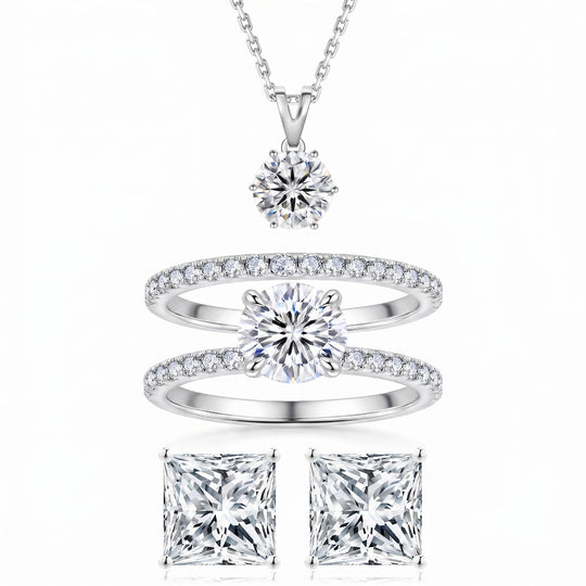 "Zermatt" Bridal Solitaire Set