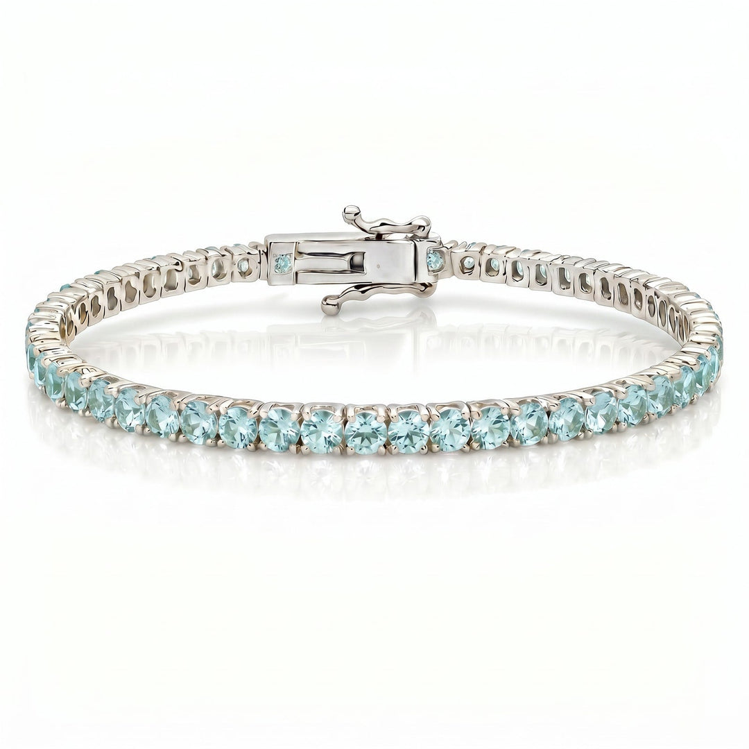 "Miami" Aquamarine Tennis Bracelet 2.0