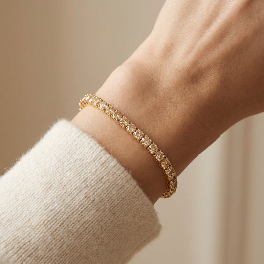 "Miami" Champagne Tennis Bracelet 2.0