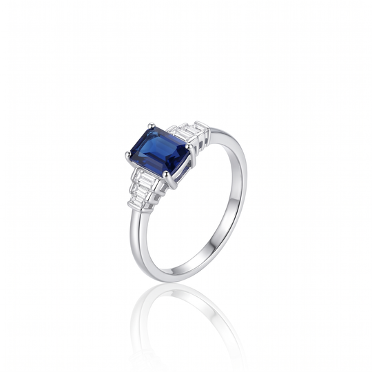 "Monaco" Sapphire Statement Ring
