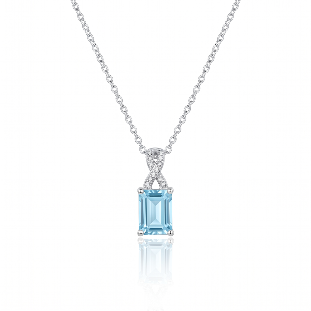 "Capri" Aquamarine Pendant