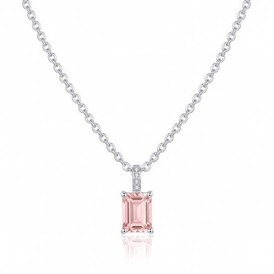 "Cannes" Morganite Pendant