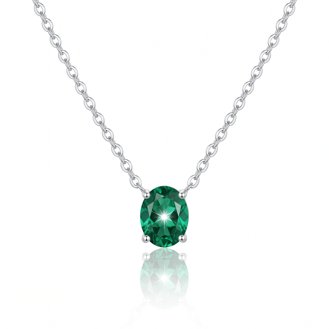 "Milan" Emerald Pendant