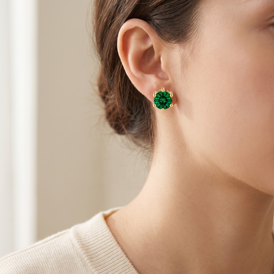 "Miami" Emerald Bracelet & Studs Set