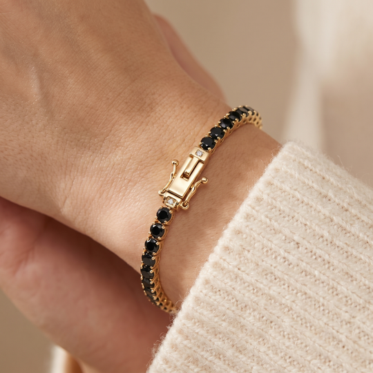 "Miami" Classic Choker & Onyx Stack Trio Set