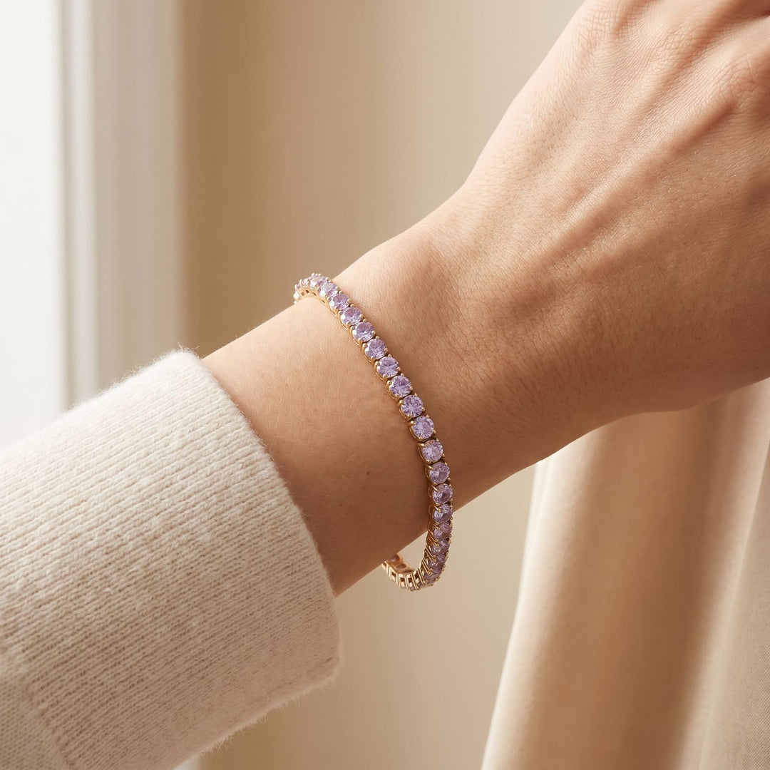 "Miami" Lavender Tennis Bracelet 2.0