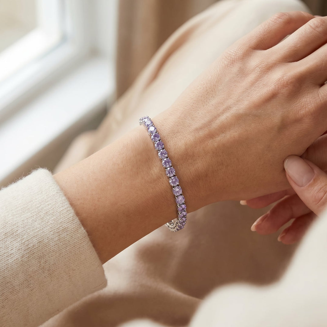 "Miami" Lavender Tennis Bracelet 2.0