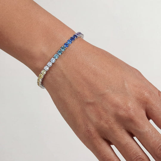 "Miami" Ombre Rainbow Tennis Bracelet 2.0