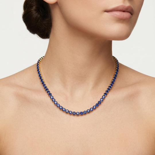 "MIAMI" SAPPHIRE TENNIS CHOKER 2.0