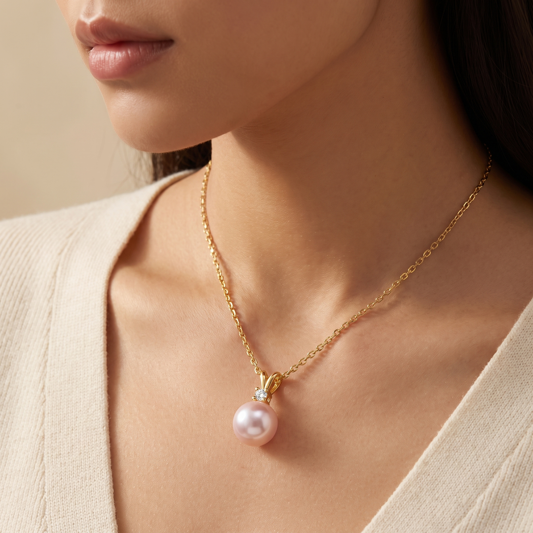 "Tokyo" Freshwater Pearl Pendant Necklace